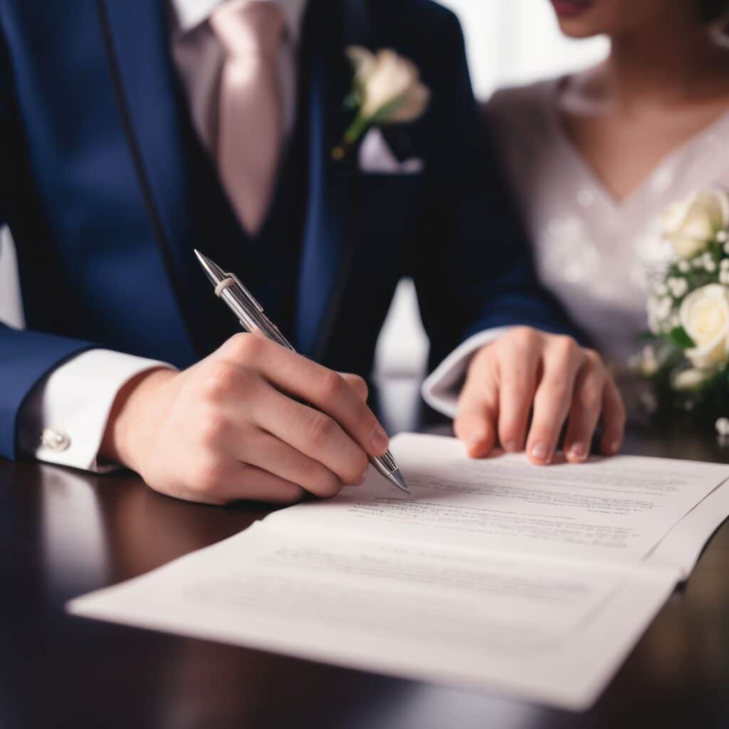 firmar matrimonios