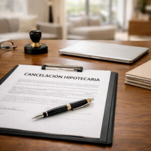 Cancelación de hipoteca Notaría Vía Augusta 4