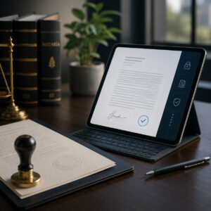 Practical Aspects of the Electronic Notarial Stamp