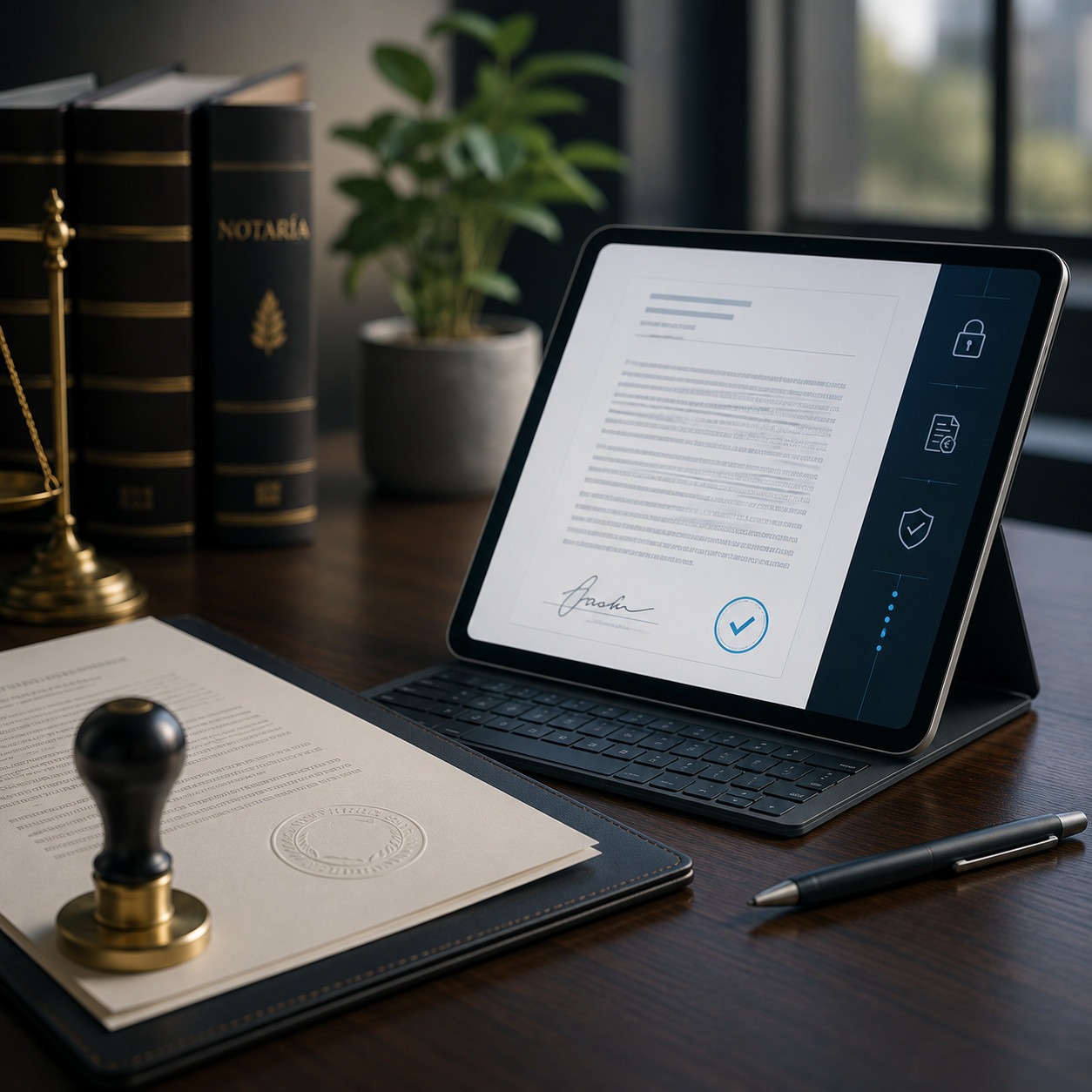 Practical Aspects of the Electronic Notarial Stamp